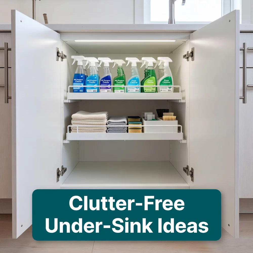 Kitchen Under-Sink Ideas for Clutter-Free Space