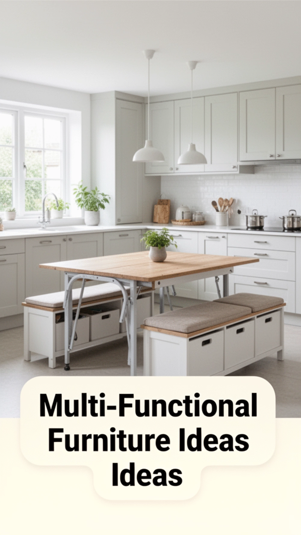 Transform Your Kitchen with Multi-Functional Furniture to Maximize Space
