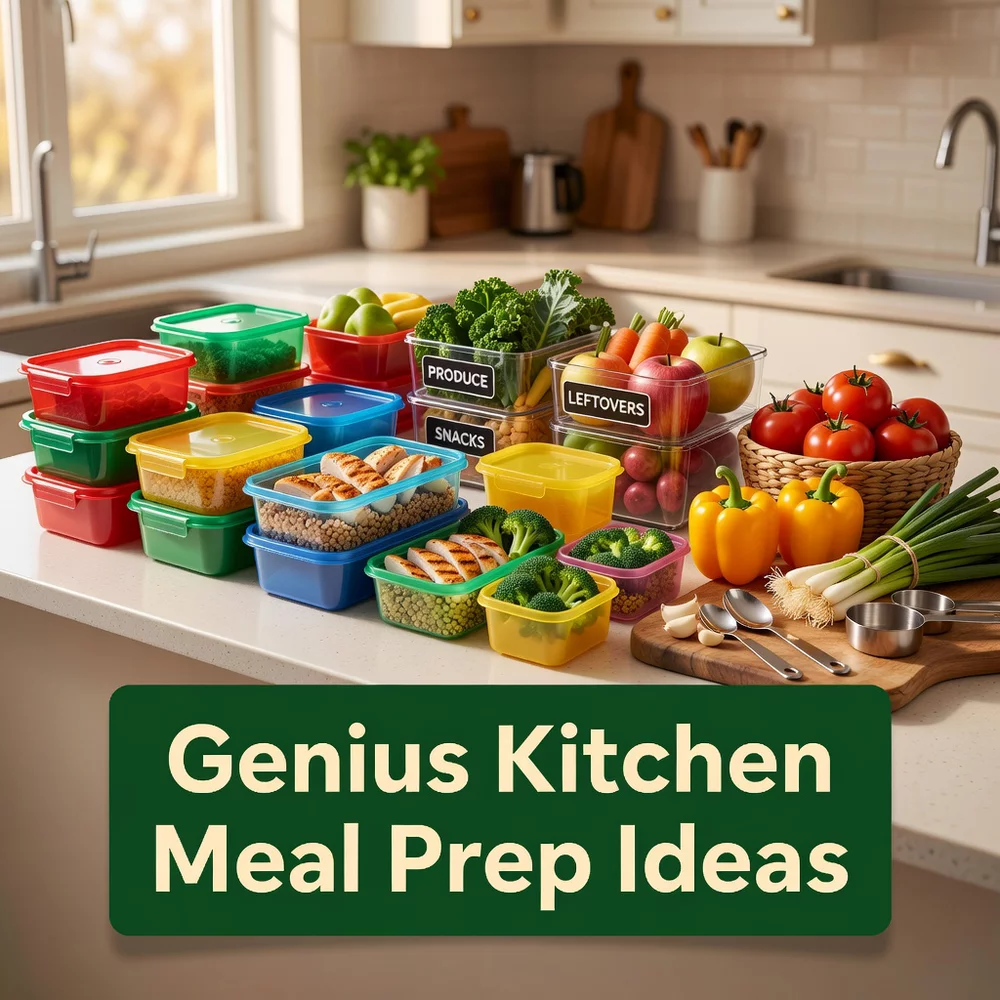 Genius Kitchen Meal Prep Ideas for Time Savings